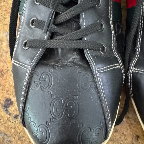 Mens Gucci Ace Supreme vintage sneakers - Picture 3 of 14